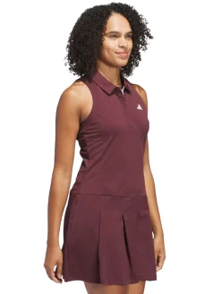 Adidas Skorts & Dresses|Womens Ultimate365 Tour Twistknit Pleated Dress - Aurora Ruby