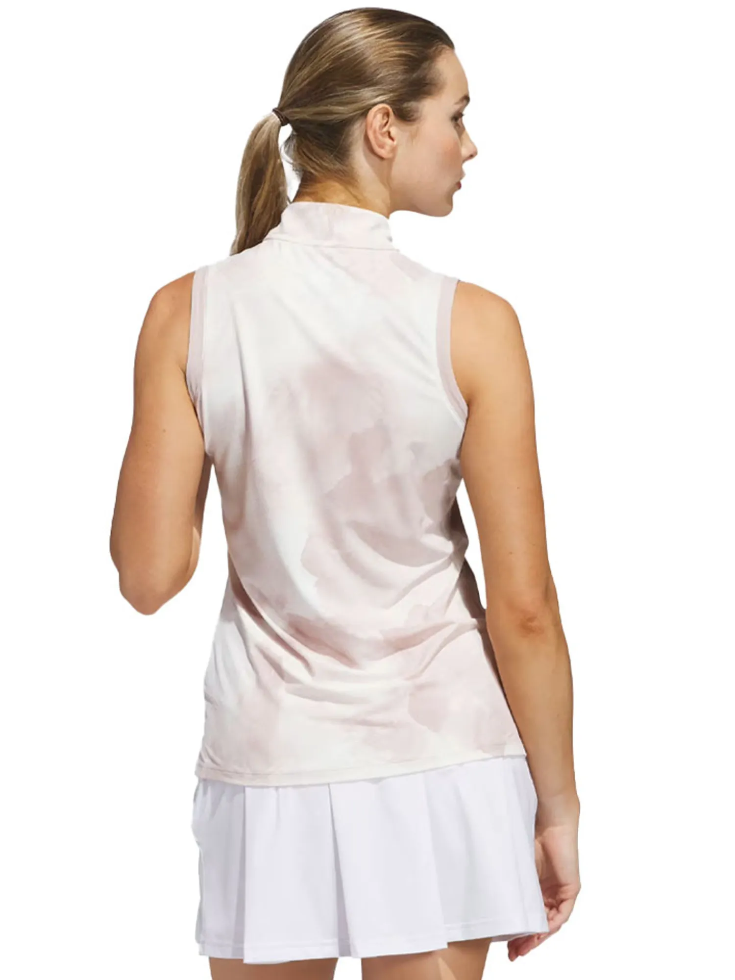 Adidas Shirts|Womens Ultimate365 Tour Sleeveless Polo Shirt - Wonder Taupe