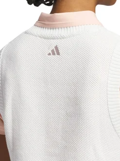 Adidas Vests|Womens Ultimate365 Tour Knit Vest - White