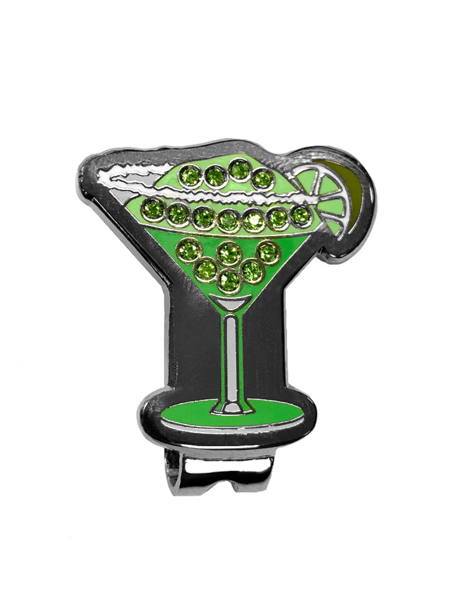 Cutter & Buck Ball Markers|Ahead Crystal Hat Clip - Frozen Margarita