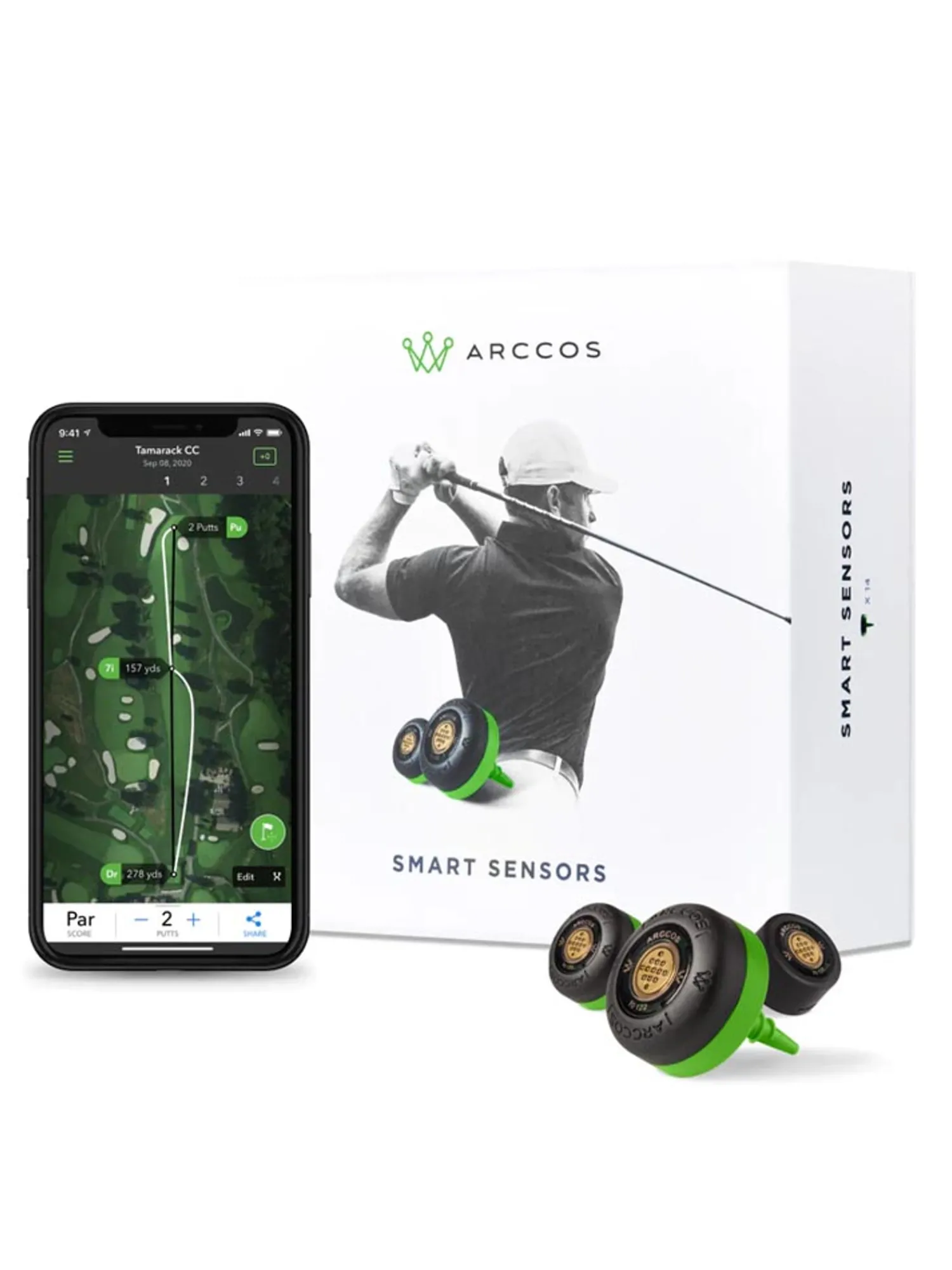 Arccos Game Tracking & Swing Analysers|Smart Sensors GEN3+
