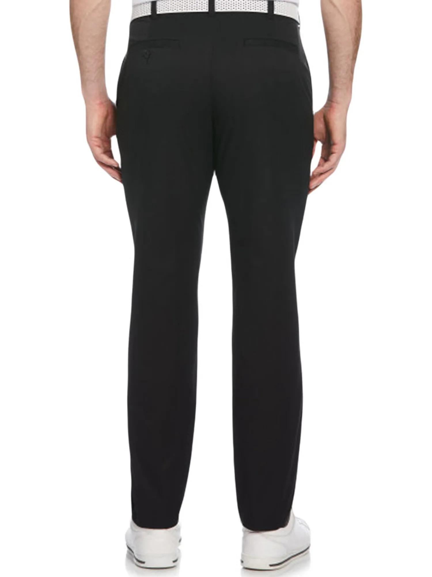 Ben Hogan Pants|Active Waistband Flat Front Golf Pant - Caviar