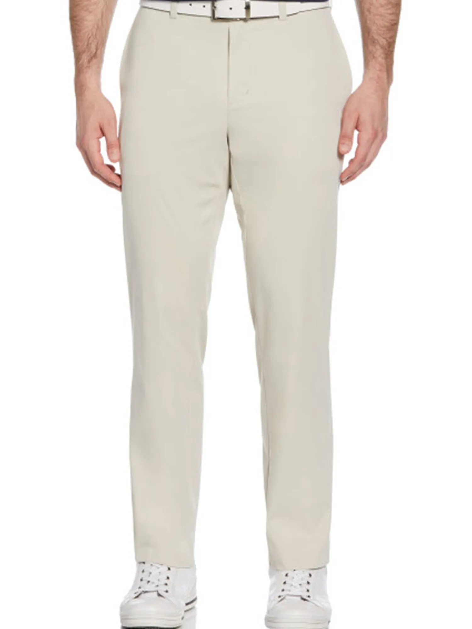 Ben Hogan Pants|Active Waistband Flat Front Golf Pant - Silver Lining