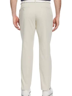 Ben Hogan Pants|Active Waistband Flat Front Golf Pant - Silver Lining