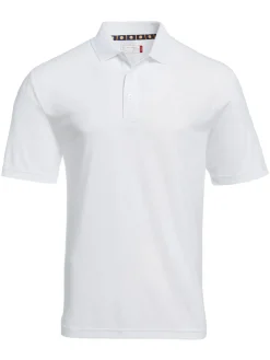 Ben Hogan Shirts|Mini Ottoman Textured Polo Shirt - Bright White