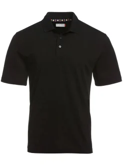 Ben Hogan Shirts|Mini Ottoman Textured Polo Shirt - Caviar