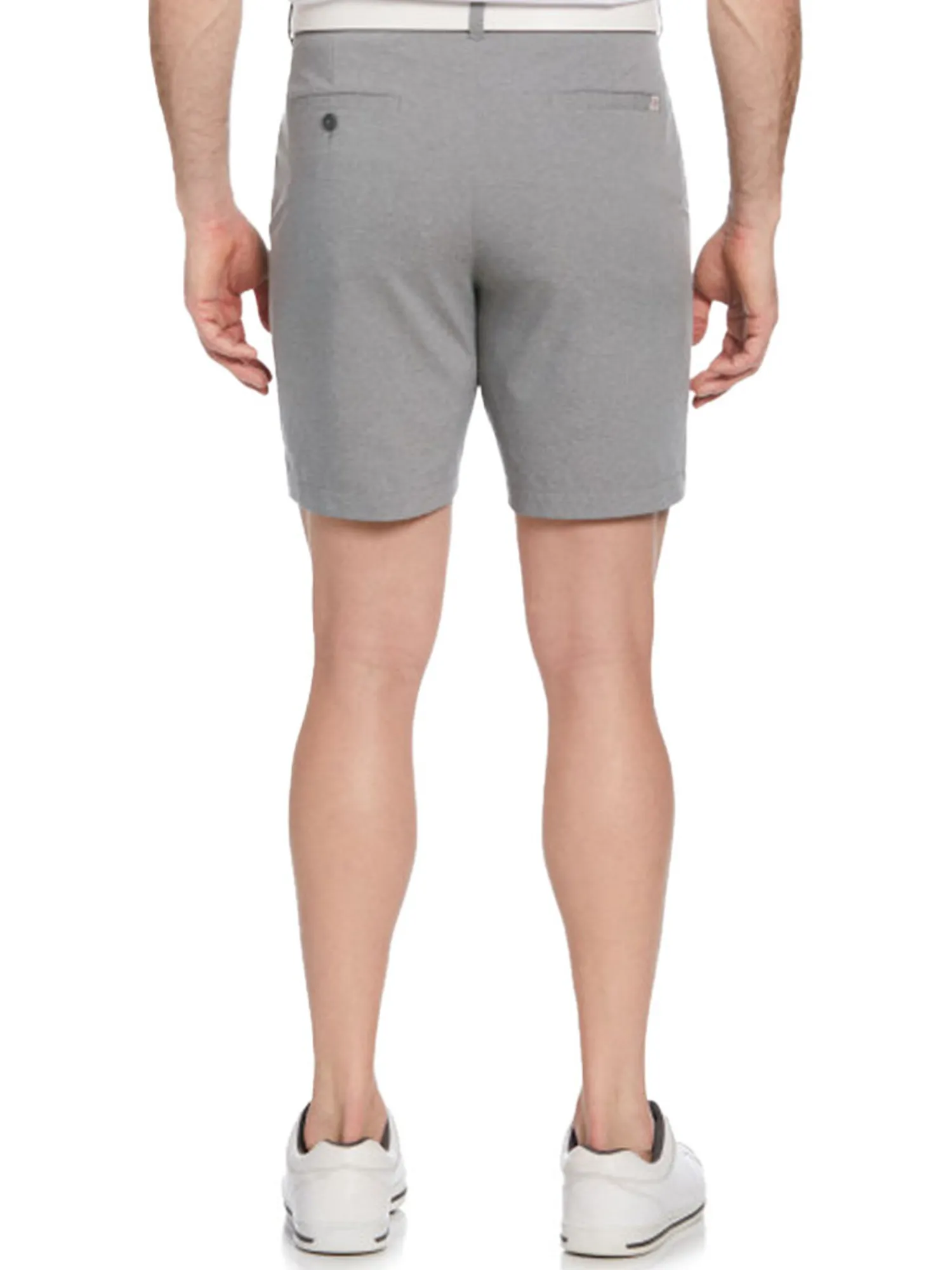 Ben Hogan Shorts|Performance Flat Front 8-Inch Golf Short - Dark Heather Grey