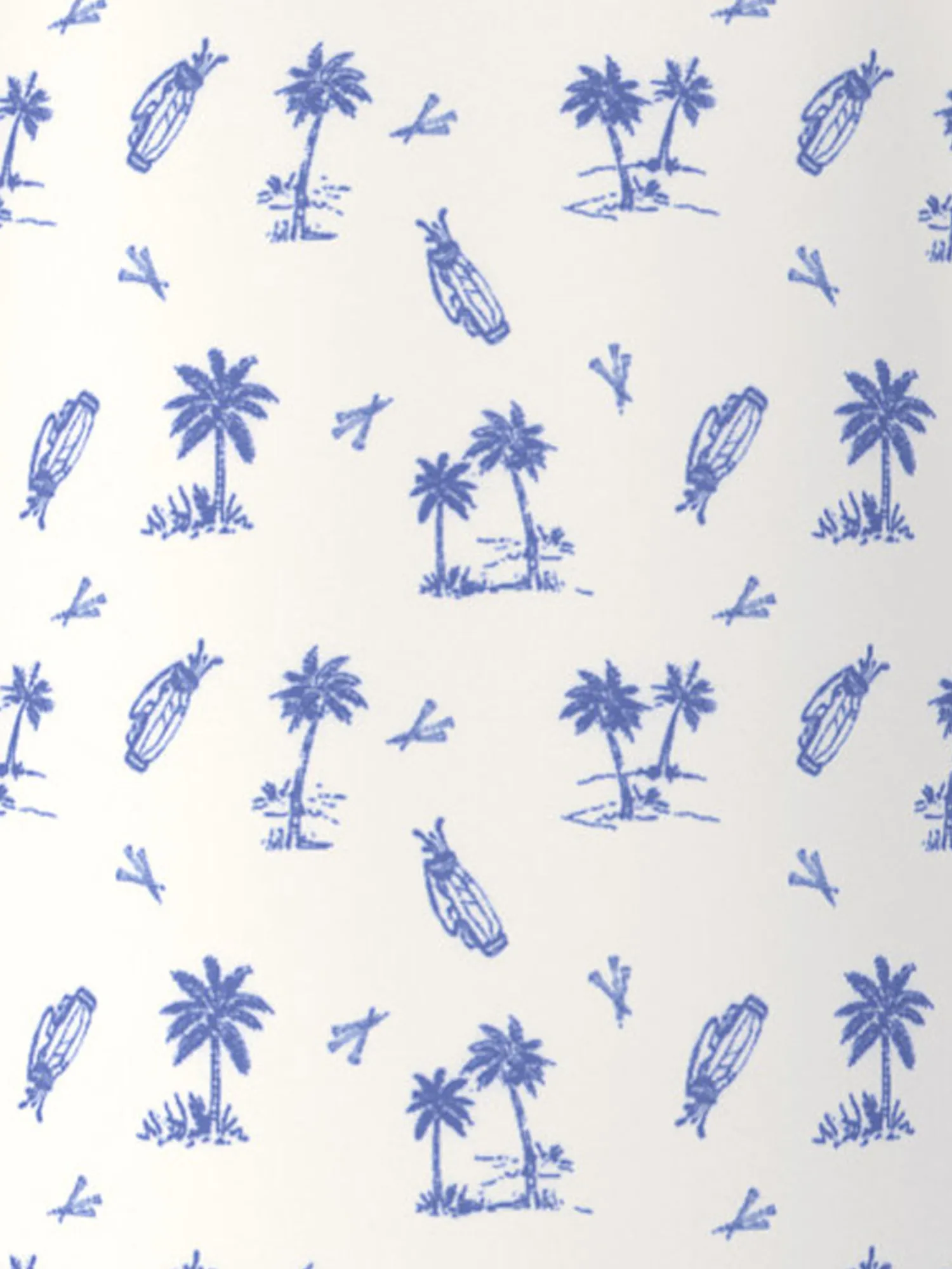 Ben Hogan Shirts|Tropical Golf Print Polo Shirt - Bright White