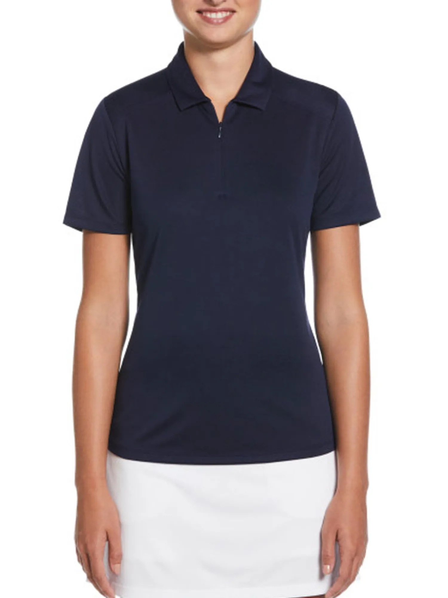 Ben Hogan Shirts|Women's Solid Ventilation Polo - Peacoat