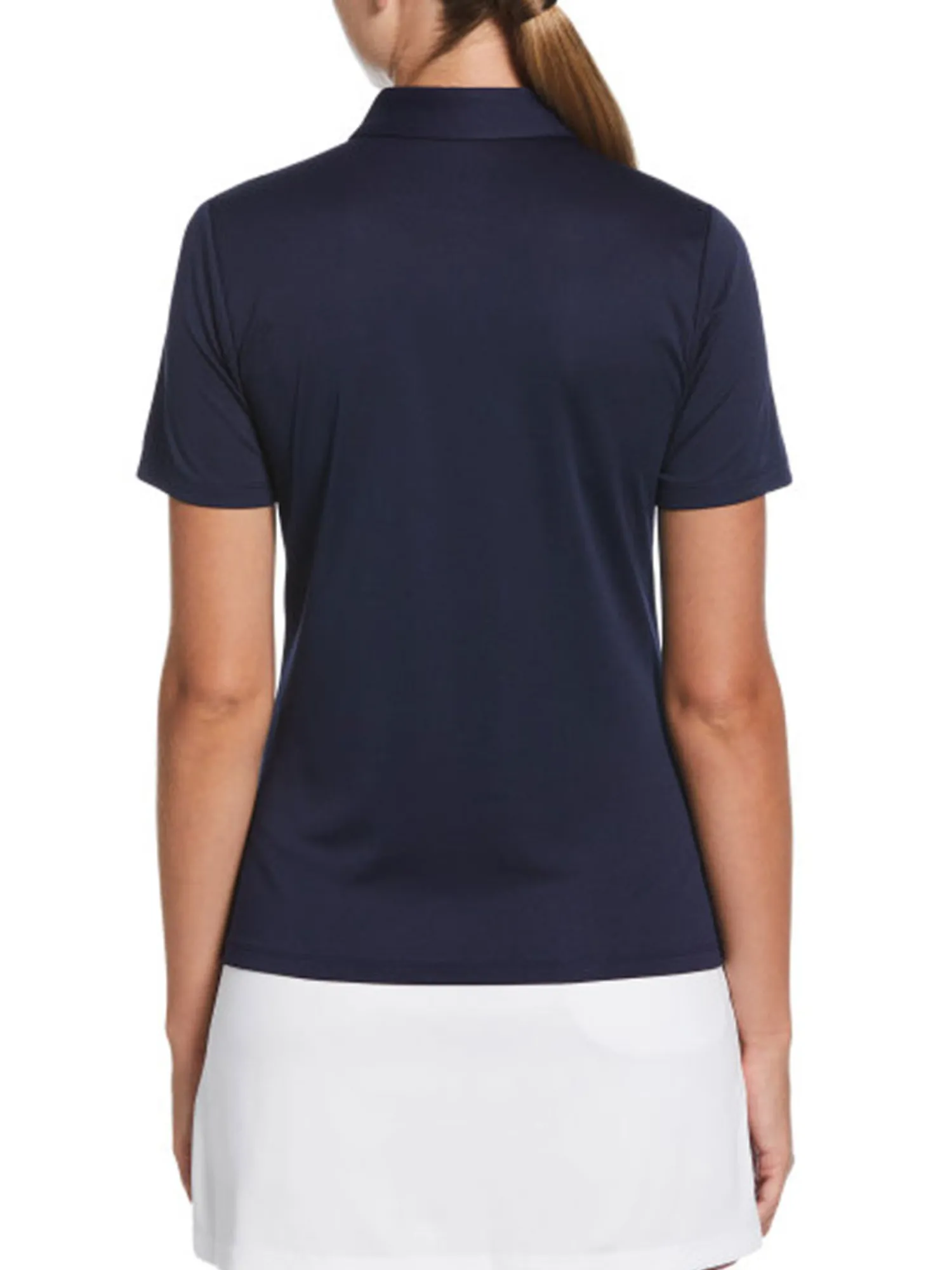 Ben Hogan Shirts|Women's Solid Ventilation Polo - Peacoat