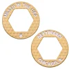 Bettinardi Ball Markers|Divot Tools|Bettipalooza Open Hex Ball Marker - Brass