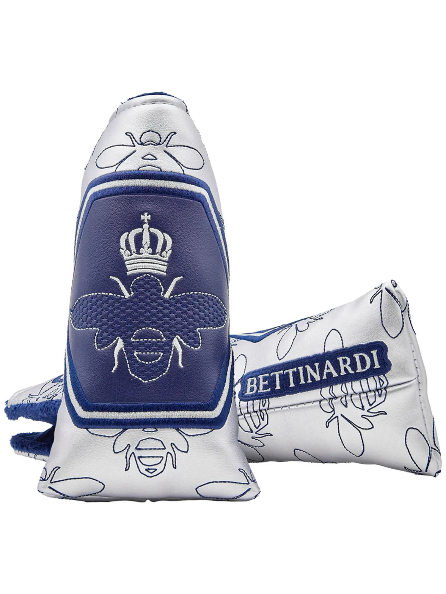 Bettinardi Club Covers|Queen B 2025 Putter Cover - Silver/Blue