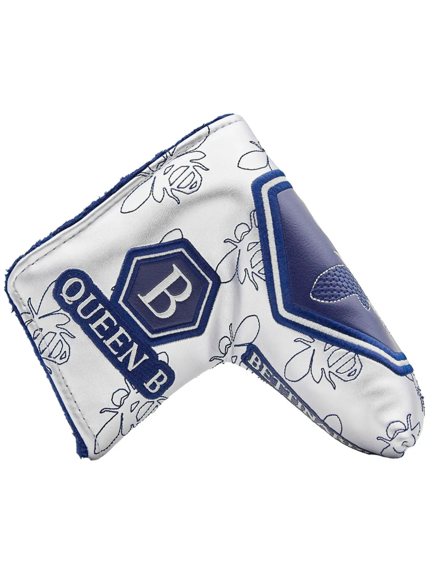 Bettinardi Club Covers|Queen B 2025 Putter Cover - Silver/Blue