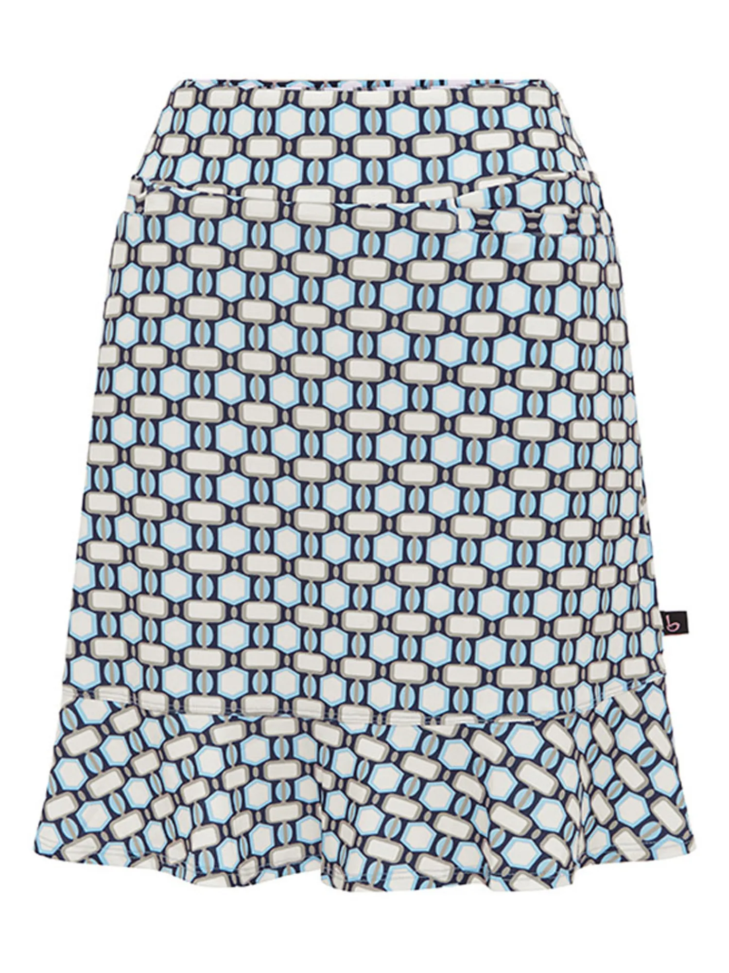 Birdee Sport Skorts & Dresses|Women's Astra Wave 18" Skort - White/Crystal