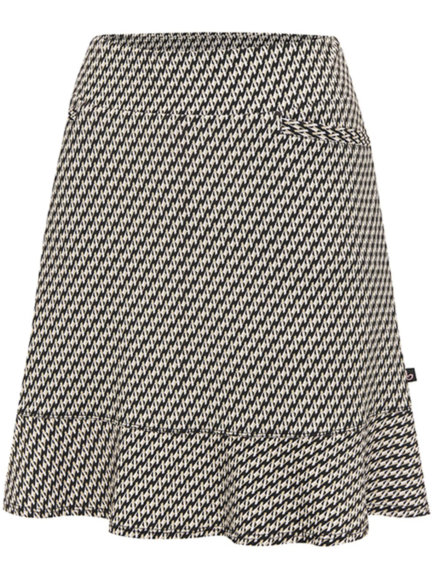 Birdee Sport Skorts & Dresses|Women's Cosmic Wave 18" Skort - White/Black