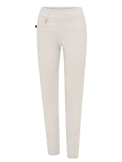 Birdee Sport Pants|Women's Nouvelle Long Pant - White/Taupe