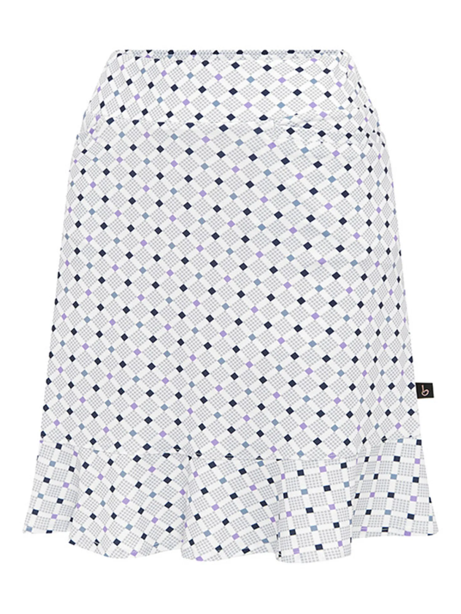 Birdee Sport Skorts & Dresses|Women's Pyramid Wave 18" Skort - White/Lilac