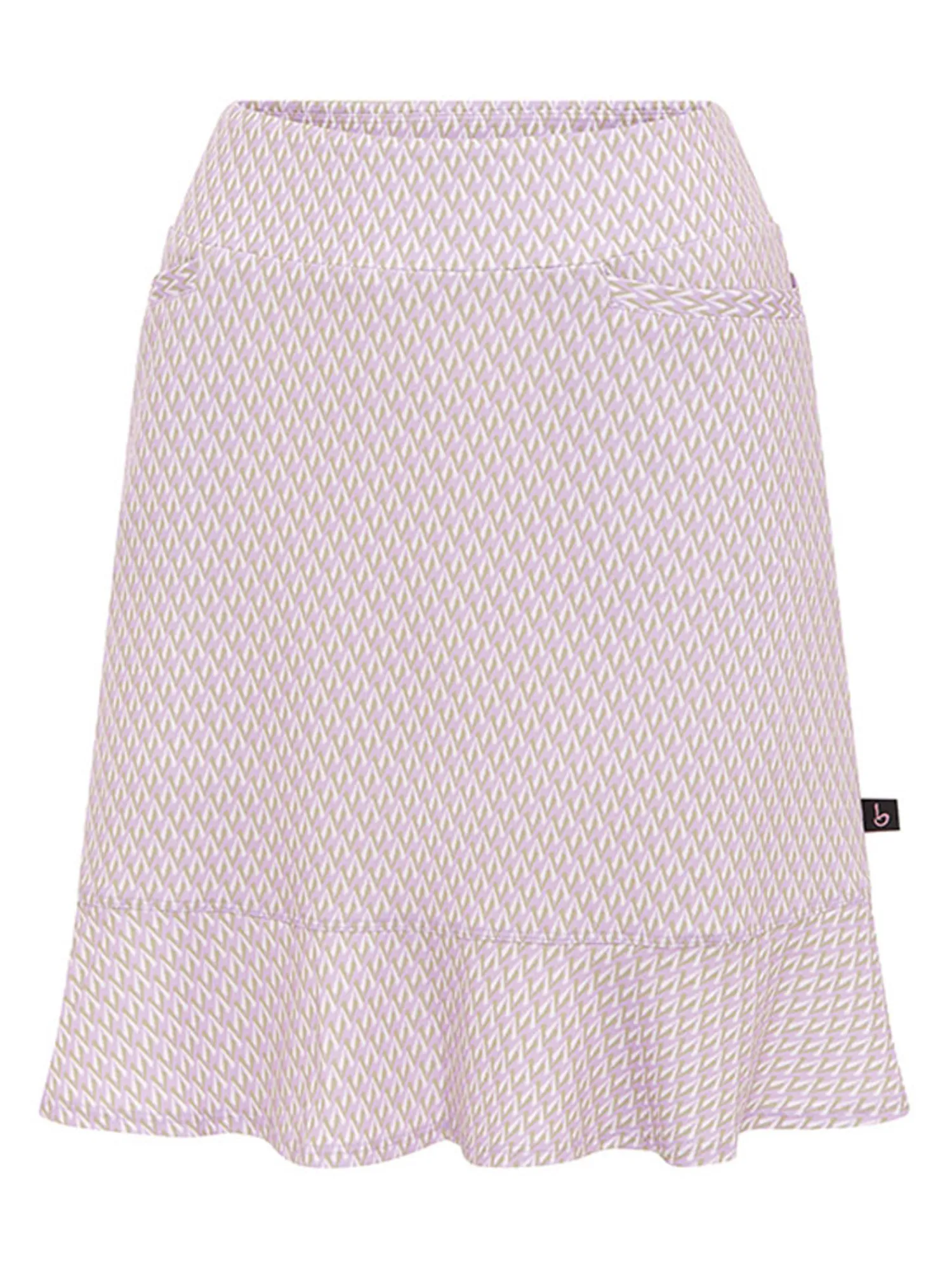 Birdee Sport Skorts & Dresses|Women's Solitaire Wave 18" Skort - White/Lilac