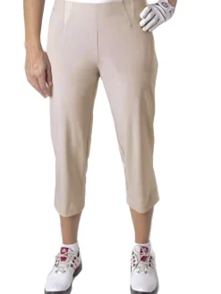 Birdee Sport Shorts|Women's Techno Slide On Capri - Taupe