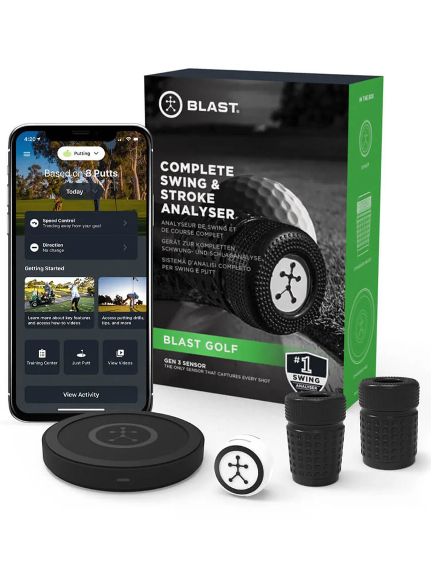 Blast Game Tracking & Swing Analysers|Training Aids|Motion Golf Swing and Stroke Analyser