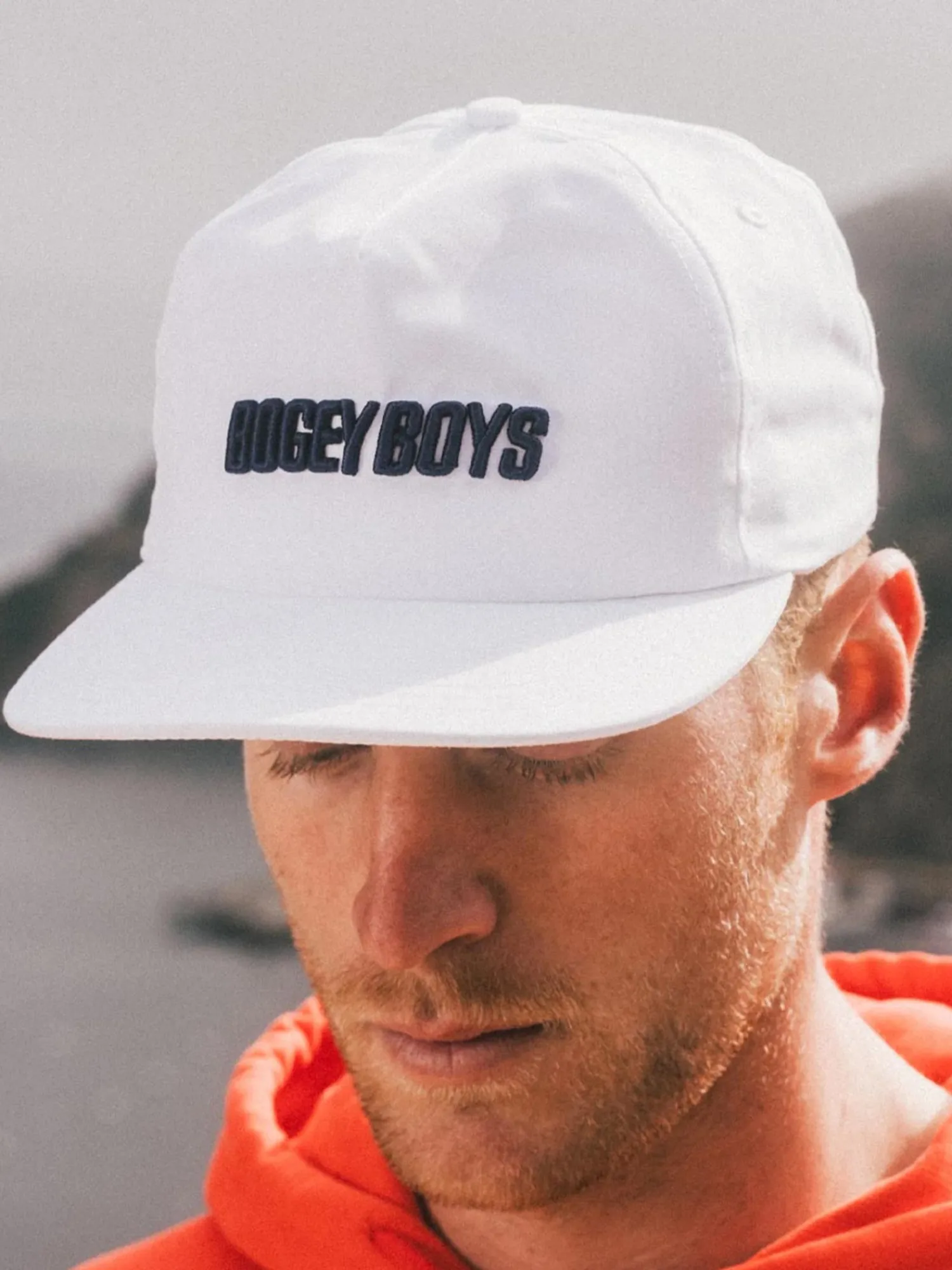 Bogey Boys Caps|Bold Logo Hat - White