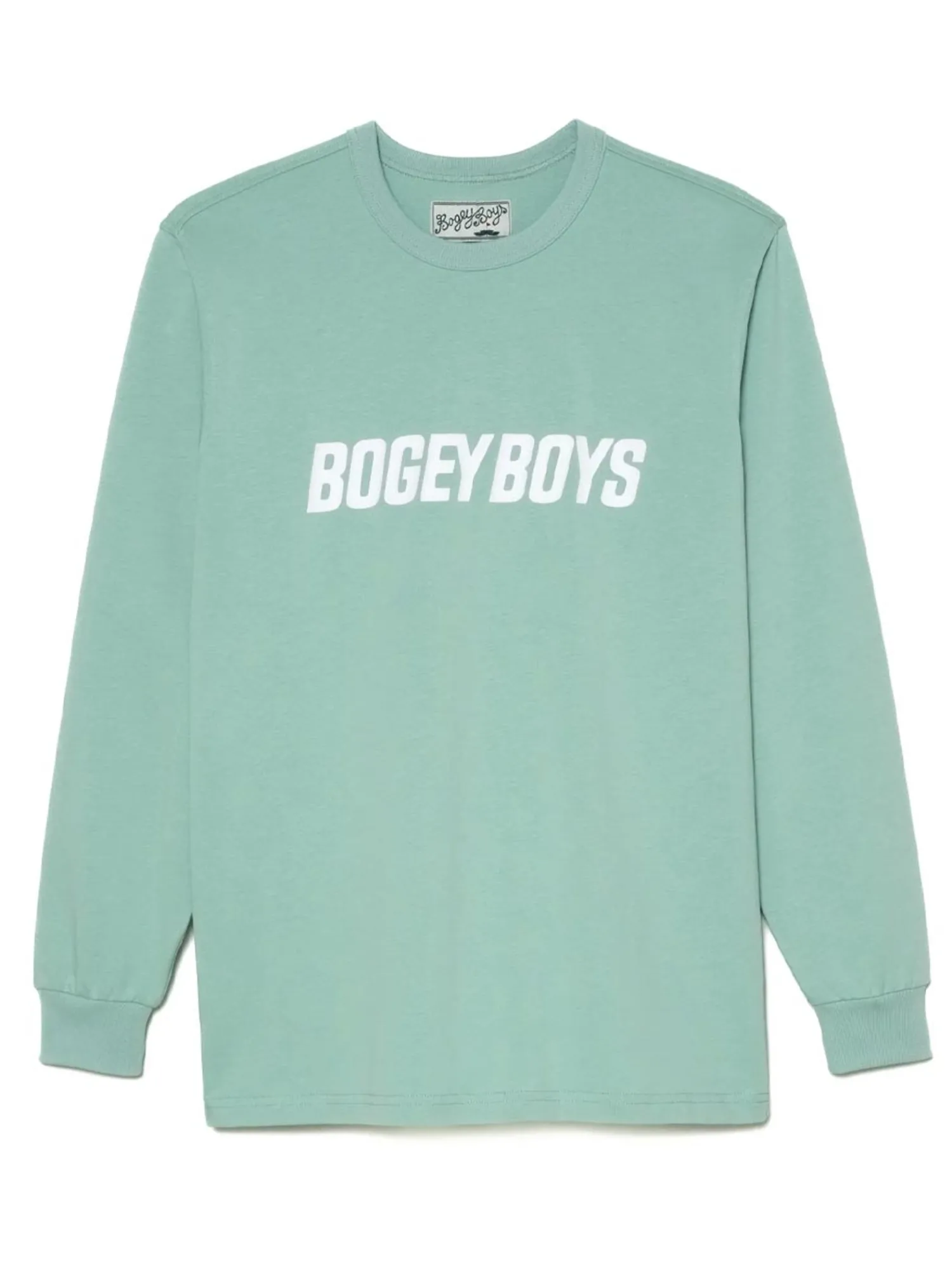 Bogey Boys Shirts|Bold Logo Longsleeve T-Shirt - Fair Green