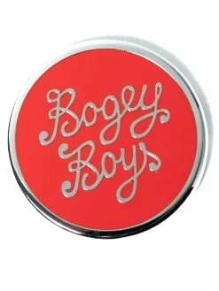 Bogey Boys Ball Markers|Check Ball Marker - Tangerine