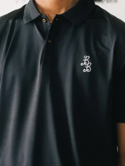 Bogey Boys Shirts|Essential Athletic Polo - Black