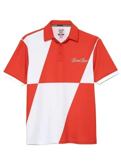 Bogey Boys Shirts|Slanted Athletic Polo - Tangerine