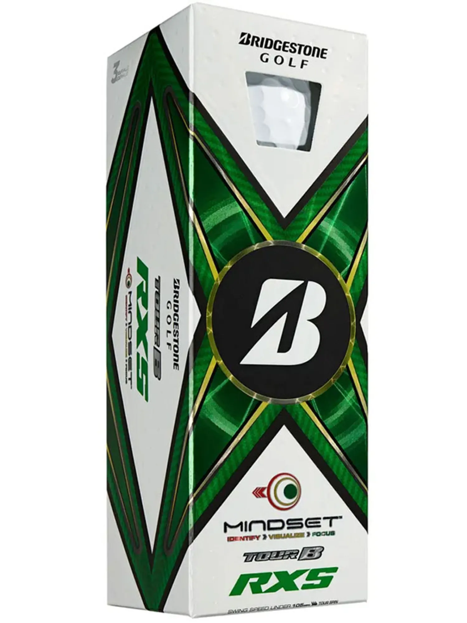 Bridgestone New Golf Balls|TOUR B RXS MindSet Golf Balls