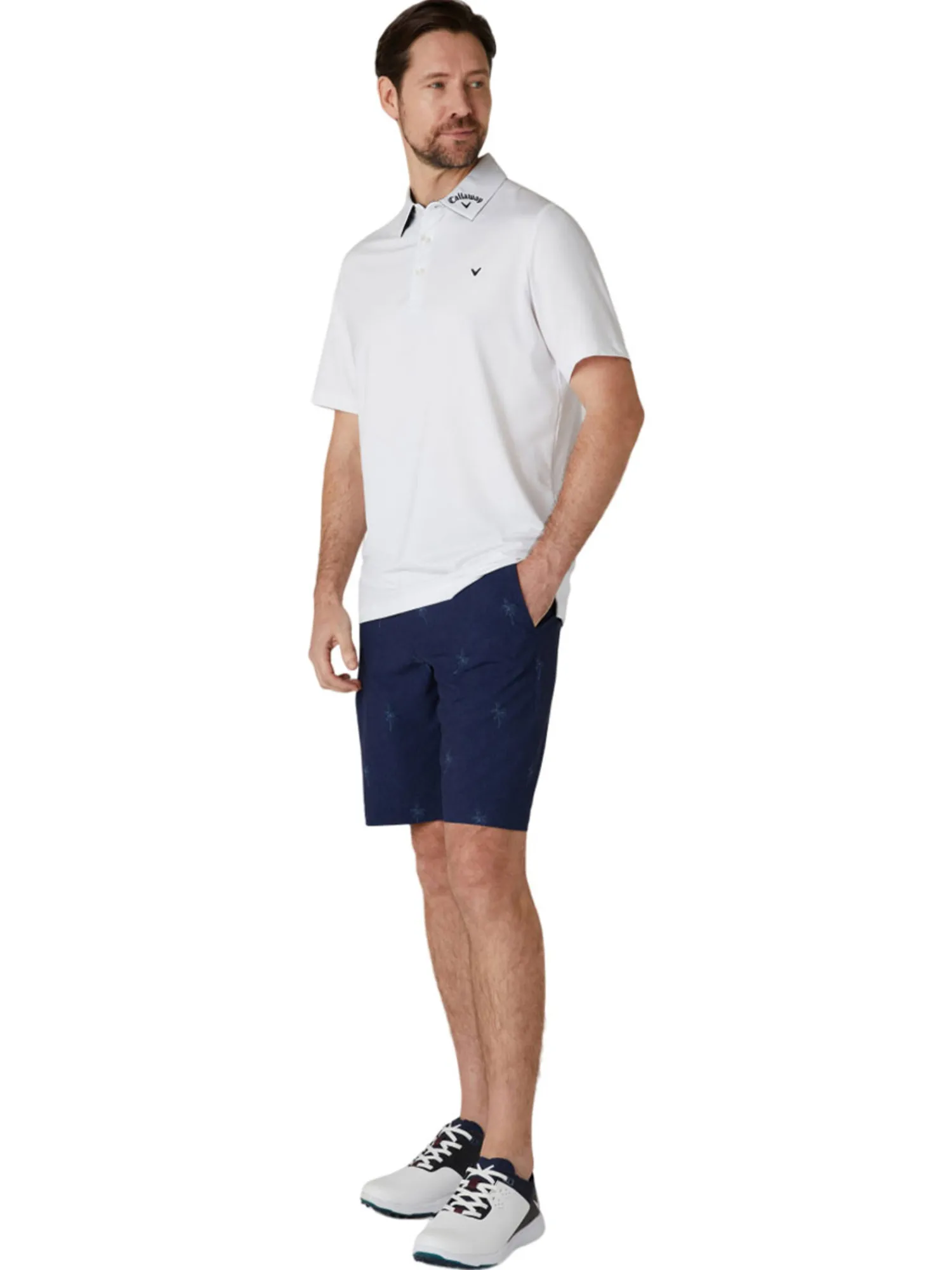Callaway Shirts|3 Chev Odyssey Tour Polo - Bright White
