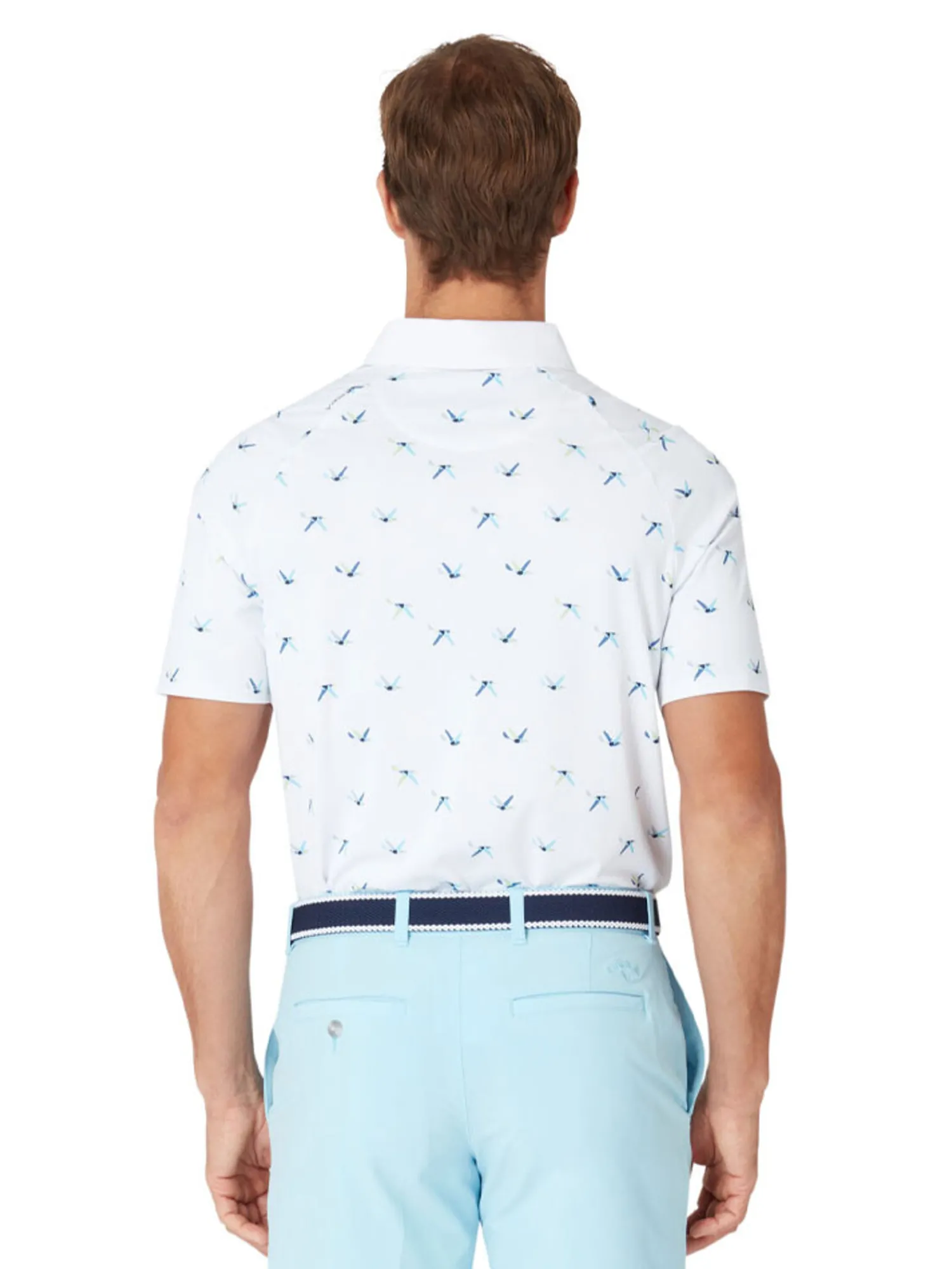 Callaway Shirts|All Over Birdie Polo - Bright White