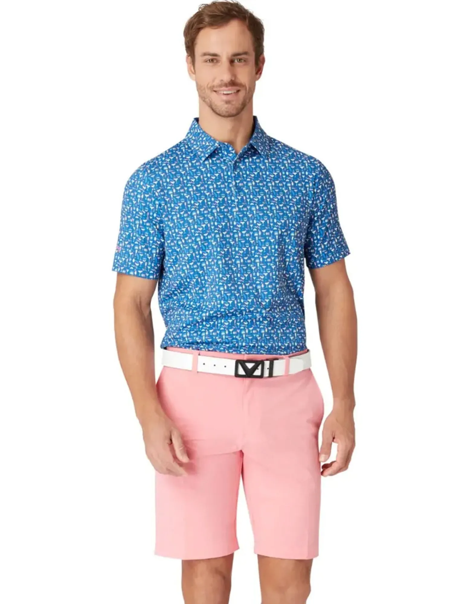 Callaway Shorts|Chev Tech Short II - Strawberry Pink