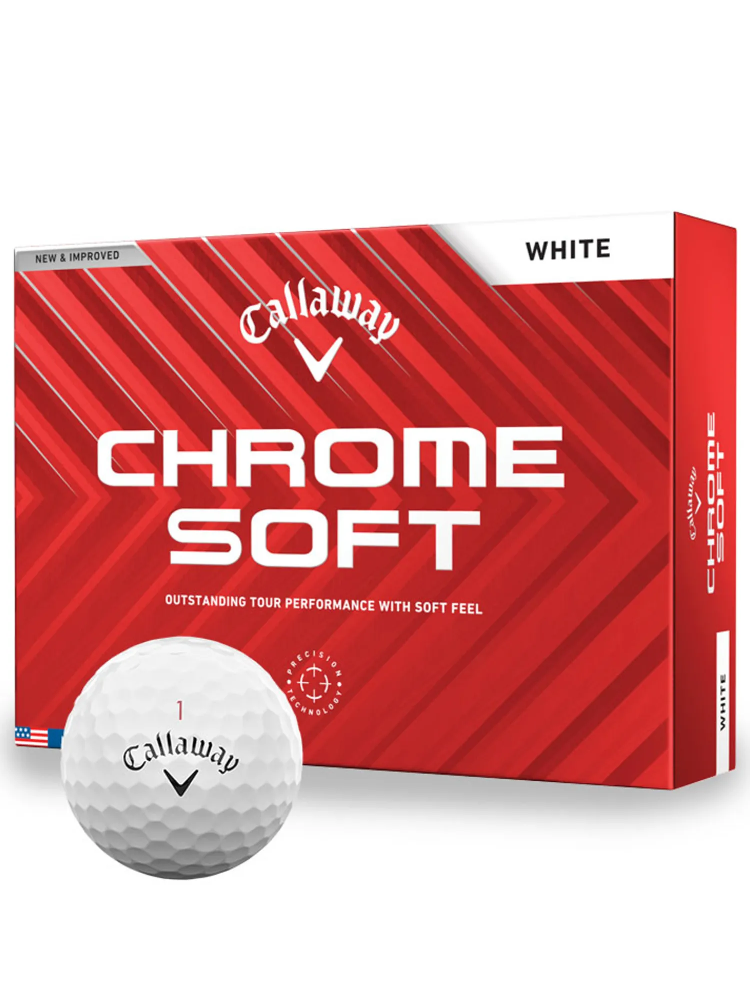 Callaway New Golf Balls|Chrome Soft 2024 Golf Balls