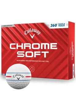 Callaway New Golf Balls|Chrome Soft 360 Triple Track 2024 Golf Balls