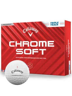Callaway New Golf Balls|Chrome Soft Triple Track 2024 Golf Balls