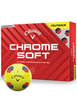 Callaway New Golf Balls|Chrome Soft TruTrack 2024 Golf Balls