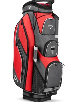 Callaway Cart Bags|Clearance Bags|Forrester 19 Cart Bag - Red/Titanium/Silver
