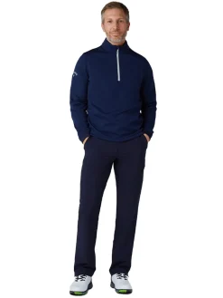 Callaway Jumpers|Hex Fleece 1/4 Zip Pullover - Peacoat
