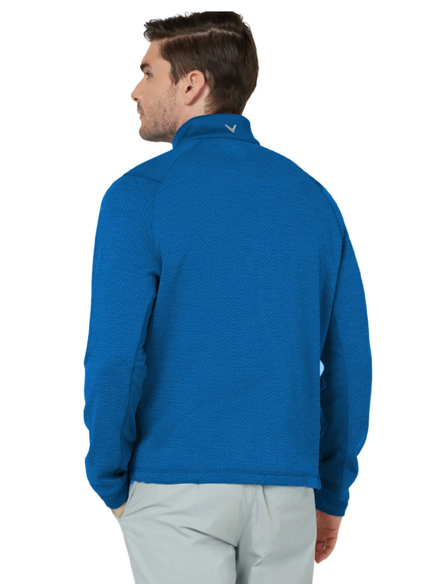 Callaway Jumpers|Hex Fleece 1/4 Zip Pullover - Galaxy Blue