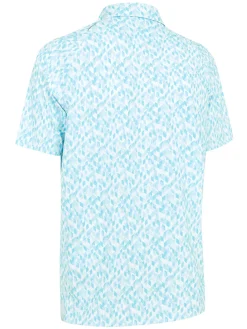 Callaway Shirts|Kaleidoscope Chev Polo - Arctic Paradise