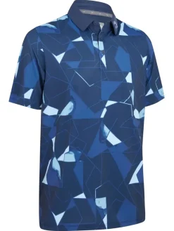 Callaway Shirts|Kick Flip Print Polo - Peacoat