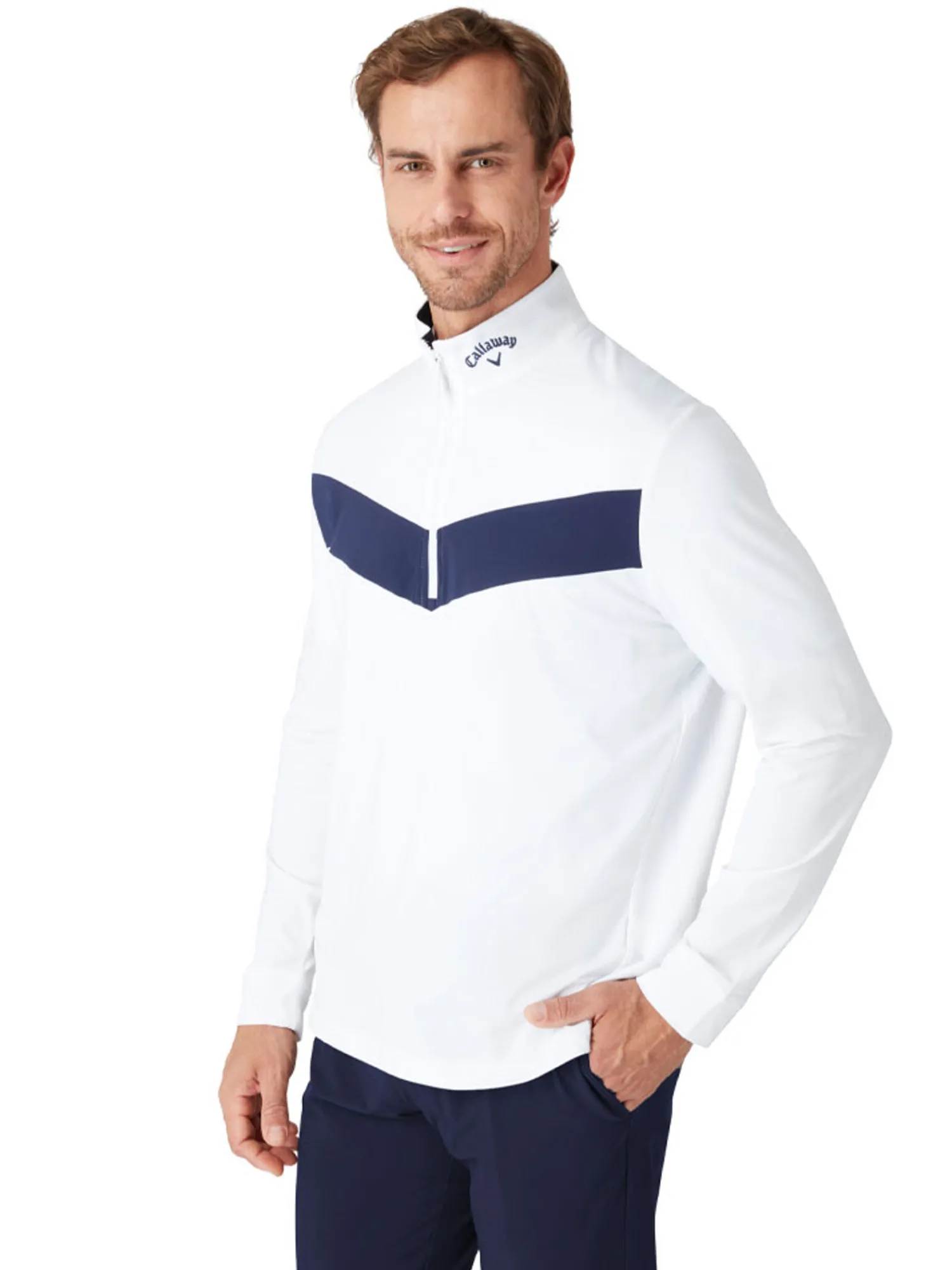 Callaway Jumpers|Odyssey 1/4-Zip Pullover - Bright White