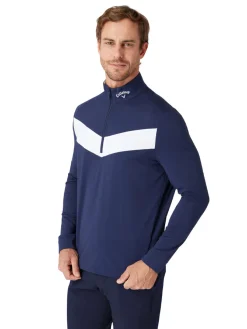 Callaway Jumpers|Odyssey 1/4-Zip Pullover - Peacoat
