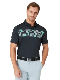 Callaway Shirts|Optical 'C' Polo - Caviar