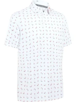Callaway Shirts|Swing Chev Polo - Bright White
