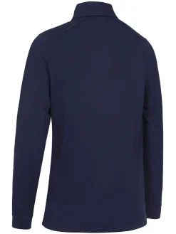 Callaway Shirts|SwingTech Long Sleeve Performance Polo - Peacoat