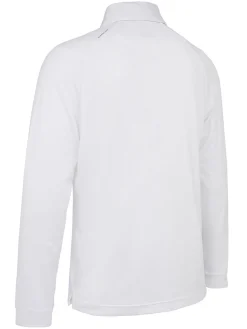 Callaway Shirts|SwingTech Long Sleeve Performance Polo - Bright White