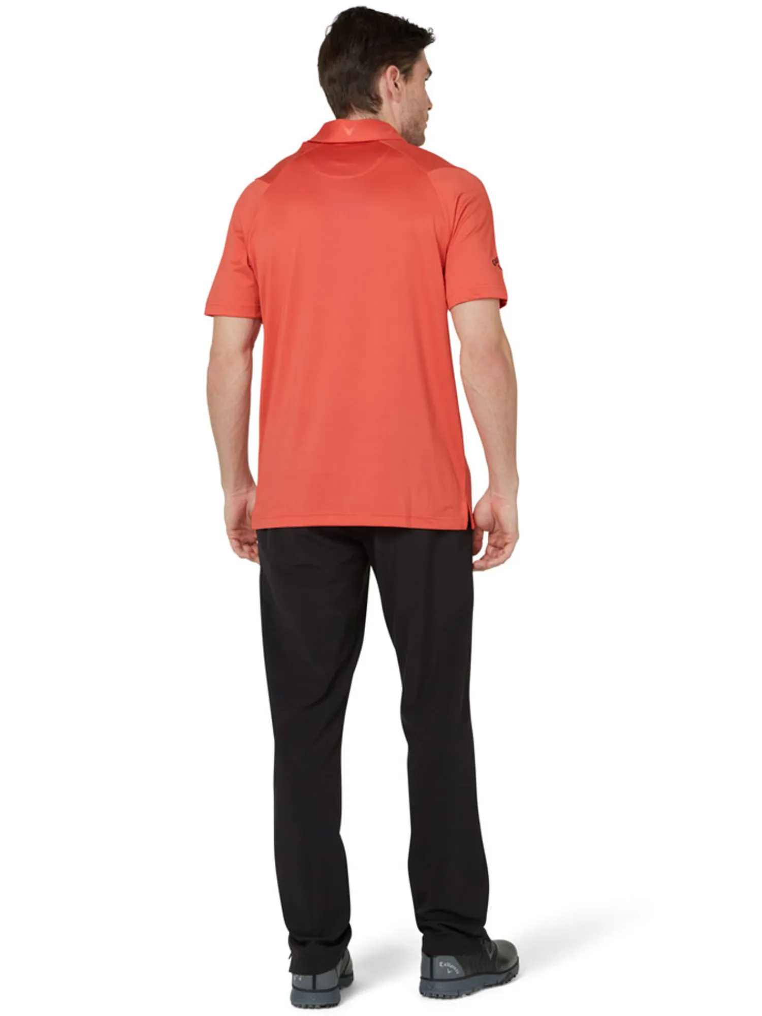 Callaway Clearance Clothing|SwingTech Solid Polo - Spiced Coral