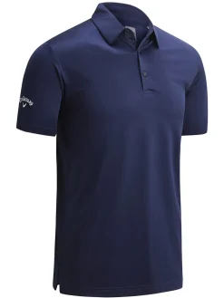 Callaway Shirts|SwingTech Solid Polo - Peacoat